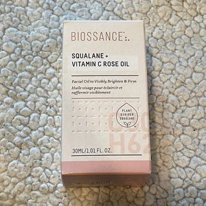 New Biossance Squalane Vitamin C Rose Oil